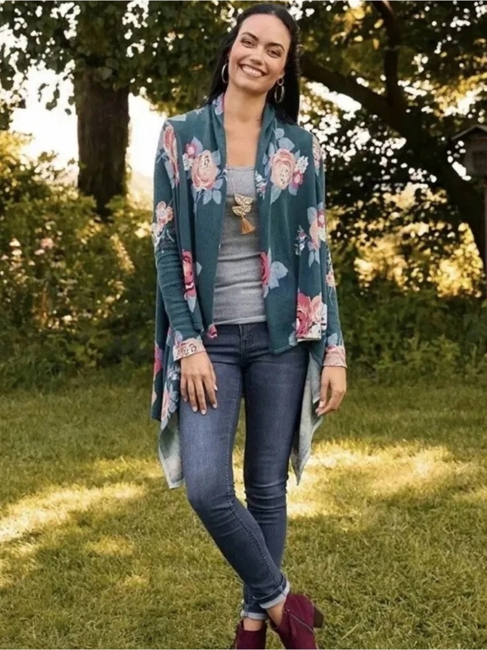 Matilda Jane Lazy Days Floral Cardigan